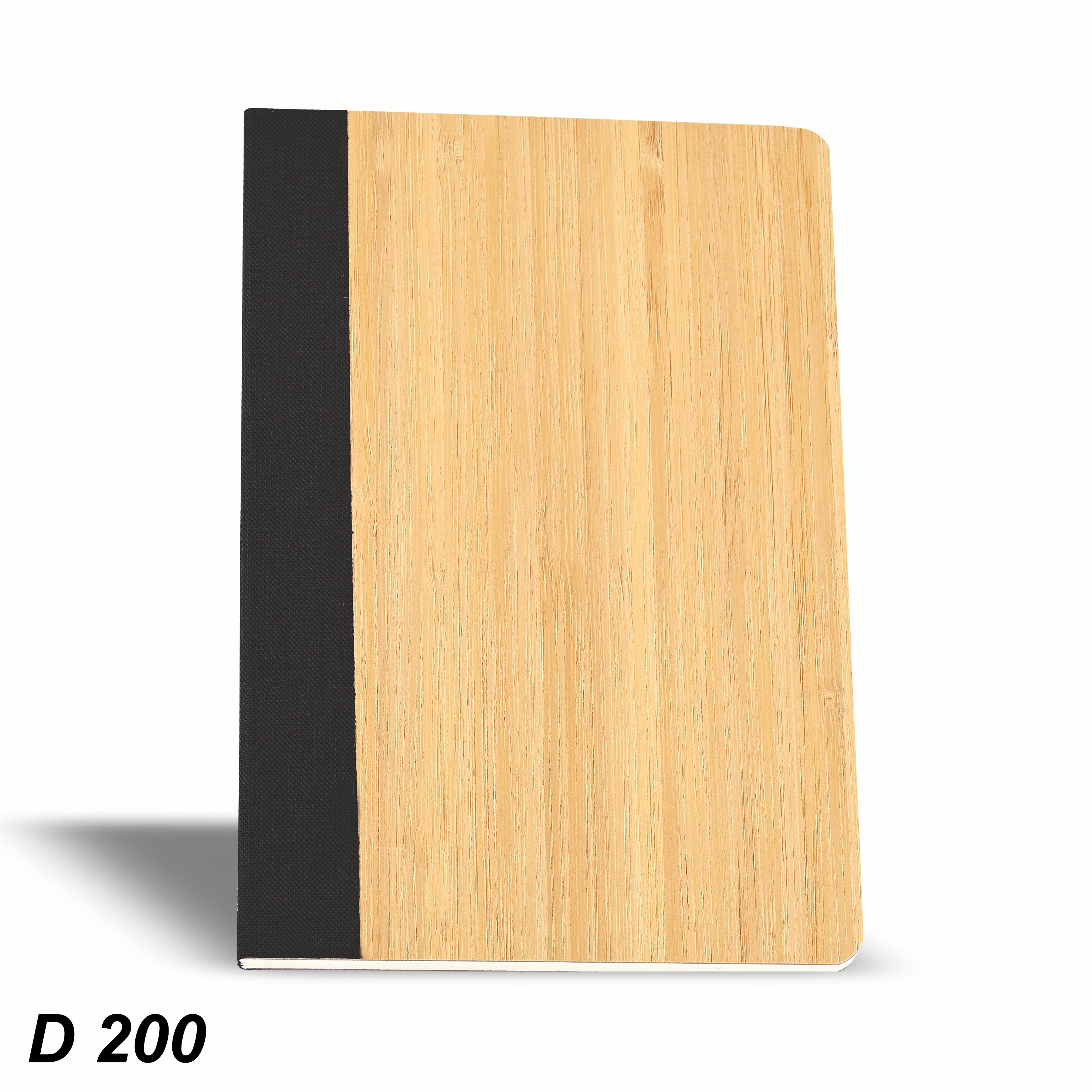 Custom Logo Bamboo Wood Notebook A5 – Hardcover Notebook
